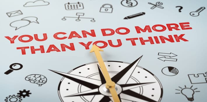 A compass with icons - You can do more than you think