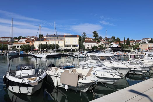 The small port of Malinska on the island of Krk  Theme picture Croatia / Hrvatska / Croatia 2023