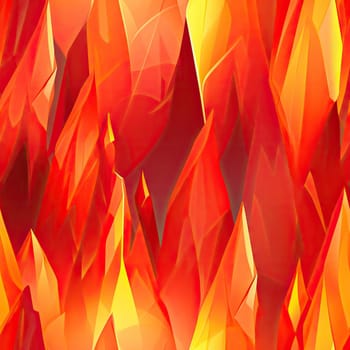 Cubist-inspired abstract vector illustrations of fiery backgrounds (tiled)