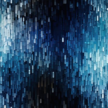 Mosaic blue background with abstract pattern in blue dots (tiled)