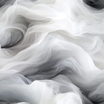 White and gray swirling pattern resembling flowing fabrics (tiled)