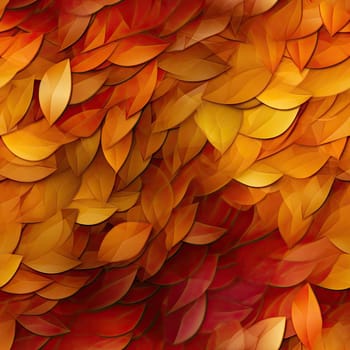 Exquisite autumn leaves wallpaper with vibrant, layered translucency (tiled)