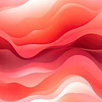 Abstract wavy background in red and pink with subtle tonal variations (tiled)