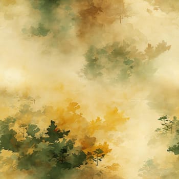 Scenic nature-inspired artwork with yellow trees and vibrant foliage (tiled)