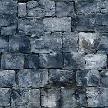 Large stone wall with gray squares and frostpunk aesthetic (tiled)
