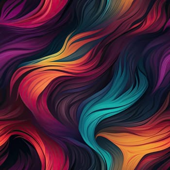 Abstract wallpaper with colorful swirls and fluid color combinations (tiled)