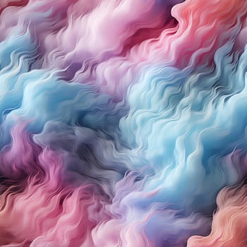 Multicolor textured abstract cloud background with wavy lines (tiled)