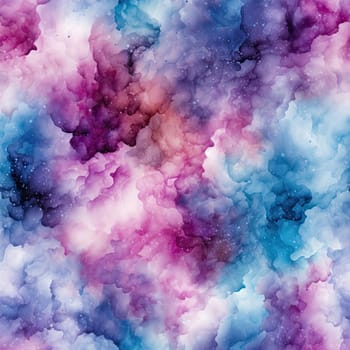 Blue and pink watercolor texture wallpaper (tiled)