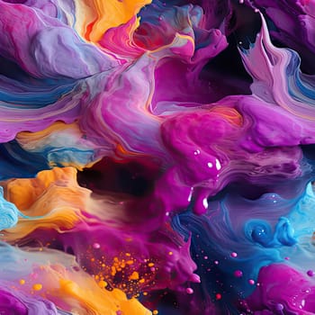 Abstract swirls of colorful paint in a photorealistic style (tiled)
