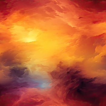 Beautiful abstract wallpaper with red, yellow, and orange tones resembling a dreamy sunset (tiled)