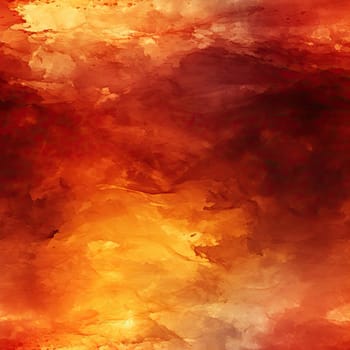 Abstract background with orange and red tones in a realistic watercolor style (tiled)