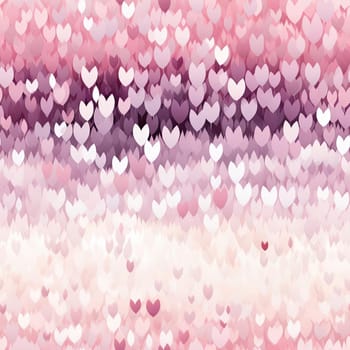 Abstract hearts in pastel colors create a dreamy background (tiled)