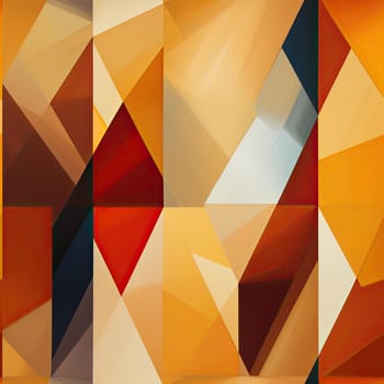 Abstract triangles in orange, maroon, and amber color scheme (tiled)