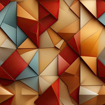 Intricate geometric patterns with earthy color schemes (tiled)