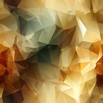 Low polygonal geometric pattern with dynamic color combinations (tiled)
