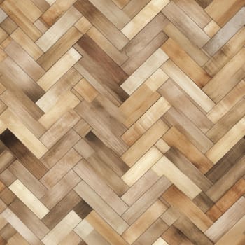 Herringbone pattern wooden floor with grungy patchwork and muted tonalities (tiled)