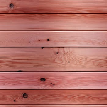 Smooth and polished red wooden wall with sōsaku hanga style (tiled)