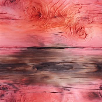Painting of an old wood plank with red paint and brown tones (tiled)