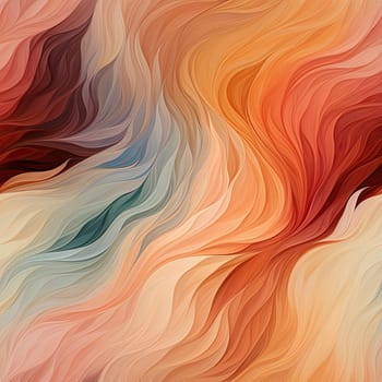 Colorful and flowing wavy wallpaper with warm tones (tiled)