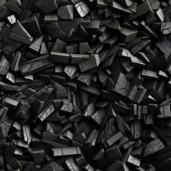 Black charcoal background and texture with rugged appearance (tiled)