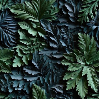 Exquisite 3D paper waves in vibrant colors on dark background (tiled)