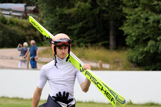 Karl Geiger (SC Oberstdorf) at the summer course DSV ski jumper Hinterzarten 2023