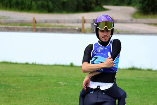Raimund Philipp (SC Oberstdorf) at the summer course DSV ski jumper Hinterzarten 2023