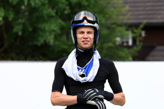 Andreas Wellinger (SC Ruhpolding) at the summer course DSV ski jumper Hinterzarten 2023