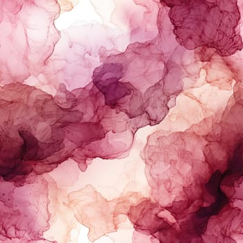 Purple and pink cloud watercolor background texture with flowing forms (tiled)