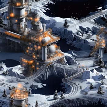 Cool animated map with lights and an industrial feel (tiled)