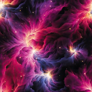 Abstract galaxies and vivid cosmic patterns in stunning colors (tiled)