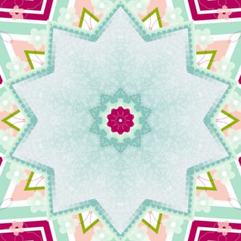 Abstract geometric seamless pattern
