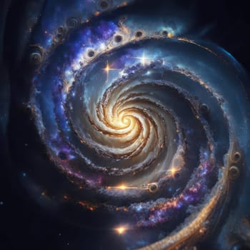 spiral nebula. Image created by AI