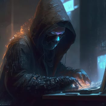 hacker. Image created by AI