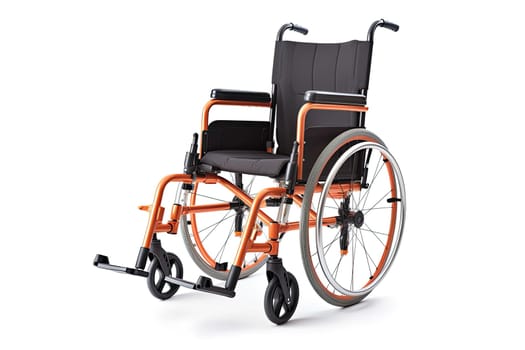 Wheelchair isolated on white background
