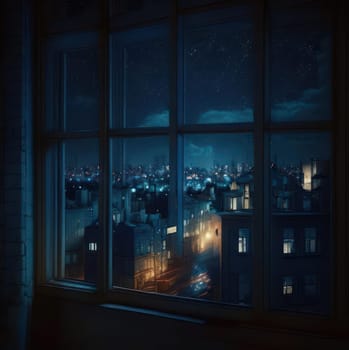 View from the window. Image created by AI