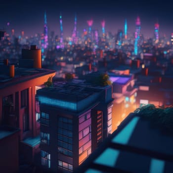 A view of the city. Image created by AI