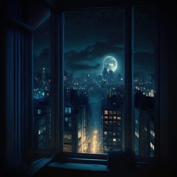 View from the window. Image created by AI