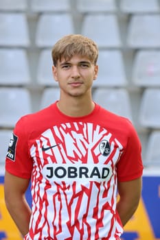 Felix Allgaier (SC Freiburg II / U23) at the team photo SC Freiburg II - U23 - Season 2023/24