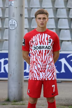 Guillaume Furrer (SC Freiburg II / U23) at the team photo SC Freiburg II - U23 - Season 2023/24