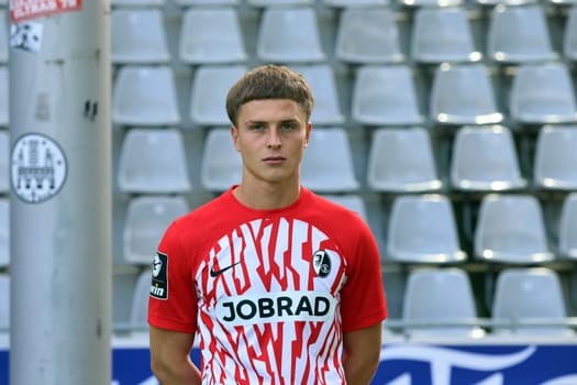 Guillaume Furrer (SC Freiburg II / U23) at the team photo SC Freiburg II - U23 - Season 2023/24