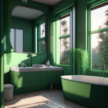 Bathroom. Image created by AI