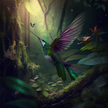 hummingbird. Image created by AI