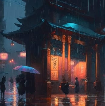 Japan at night