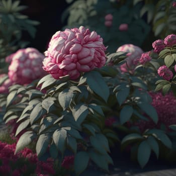 Peonies. Image created by AI