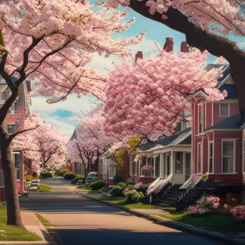 Street. Image created by AI