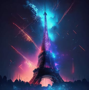 Eiffel Tower. Image created by AI