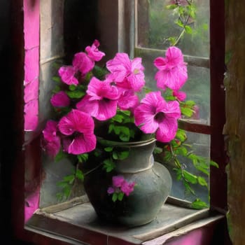 Flowers. Image created by AI