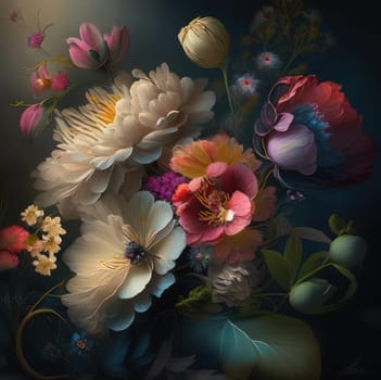 Flowers. Image created by AI