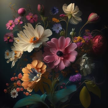 Flowers. Image created by AI